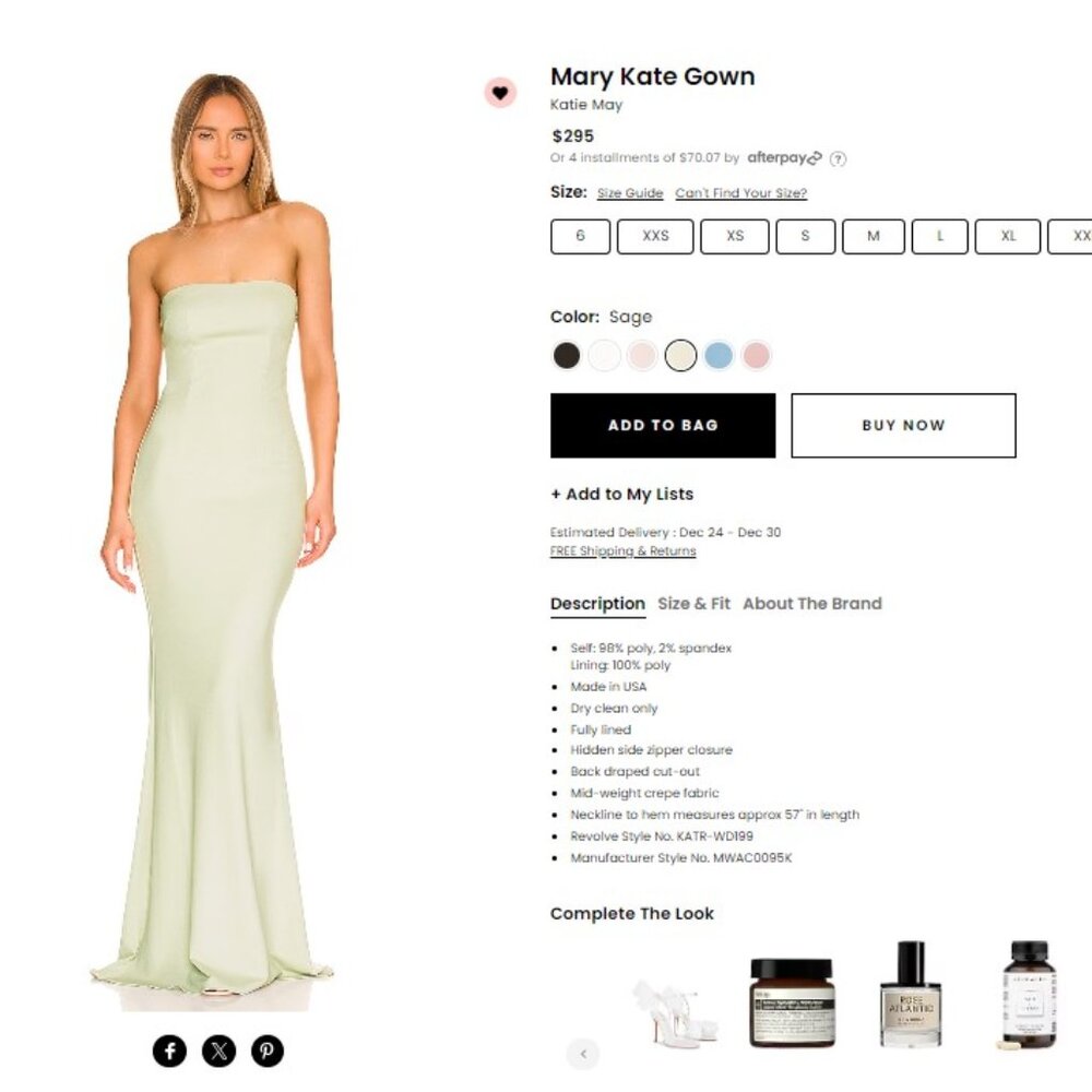 Mary Kate Gown - Katie May Sage